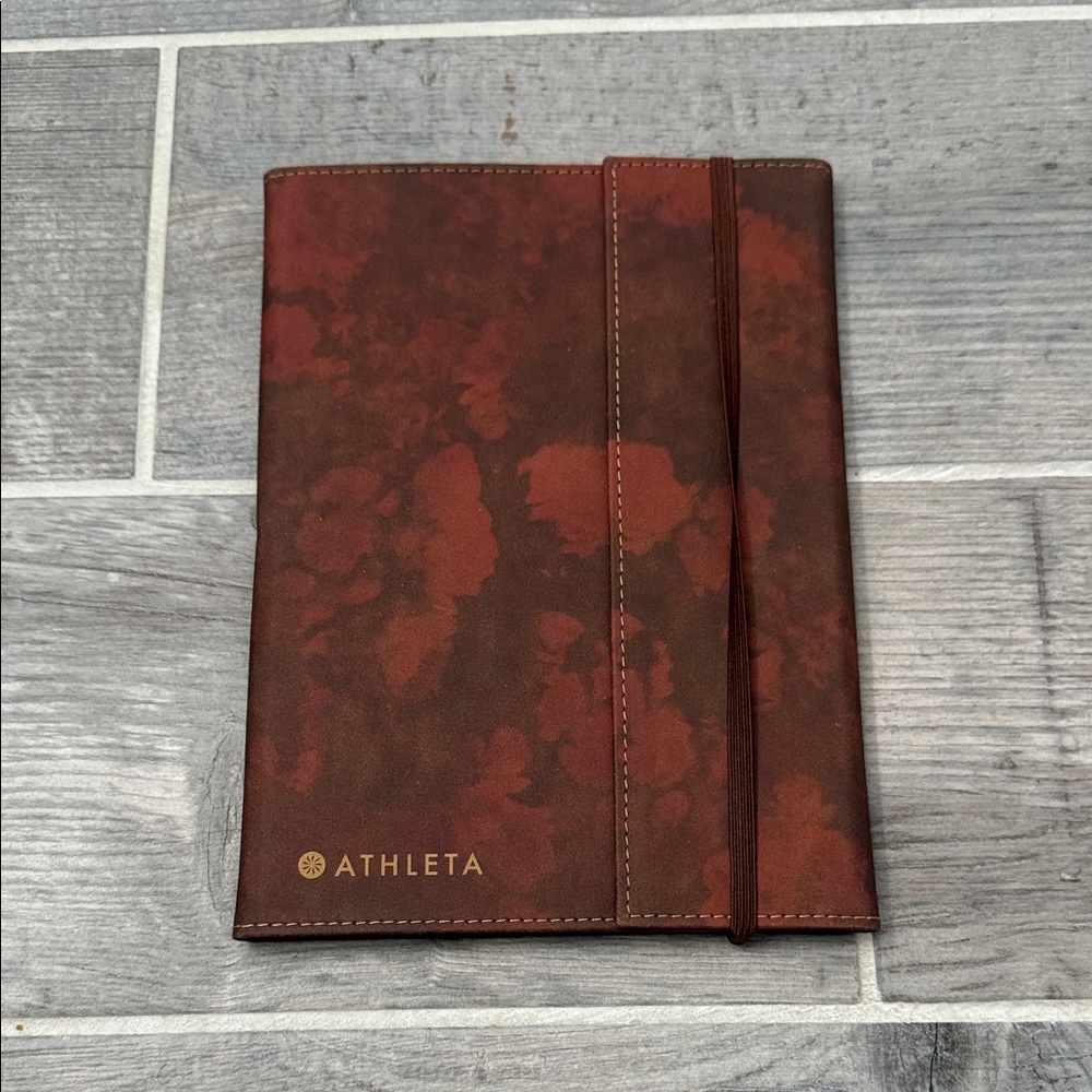 Athleta Maroon and Brown Journal